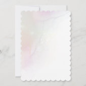 Whimsical Fairy Magical 4e Verjaardag Uitnodiging (Achterkant)