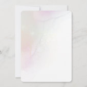 Whimsical Fairy Magical 4e Verjaardag Uitnodiging (Achterkant)