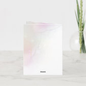 Whimsical Fairy Magical 4e Verjaardag Uitnodiging (Achterkant)