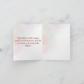 Whimsical Fairy Magical 4e Verjaardag Uitnodiging (Binnen)