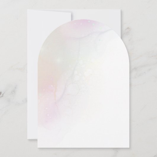 Whimsical Fairy Magical 4e Verjaardag Uitnodiging (Achterkant)