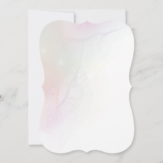 Whimsical Fairy Magical 4e Verjaardag Uitnodiging (Achterkant)