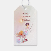 Whimsical Fairy Magische 4e Verjaardag cadeau labe Cadeaulabel (Voorkant)
