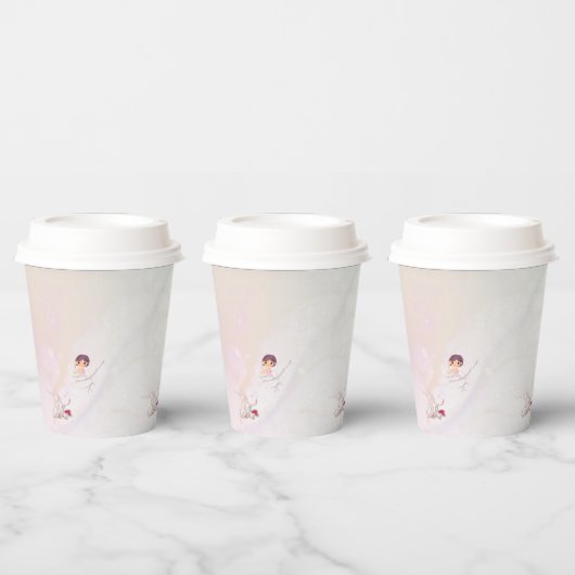 Whimsical Fairy Magische 4e verjaardag kopjes Papieren Bekers (Multi)