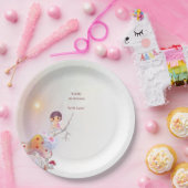 Whimsical Fairy Magische 4e Verjaardag papier bord (Feest)