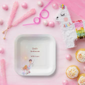 Whimsical Fairy Magische 4e Verjaardag papier bord (Feest)