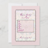 Whimsical Fairy Mermaid and Angel Party nodigt uit Kaart (Achterkant)