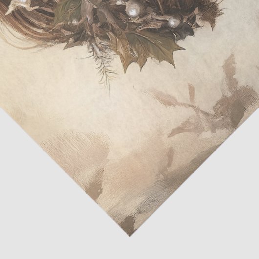 Whimsical Fairy met roze rozen Decoupage Art Tissuepapier (Detail)