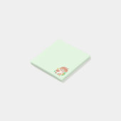 Whimsical Fairy Mushroom House Green Post-it® Notes (Schuin)