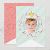 Whimsical Fairy Princess Birthday Party Bunting (Voorkant / Achterkant)