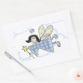 Whimsical Fairy Rechthoekige Sticker (Envelop)