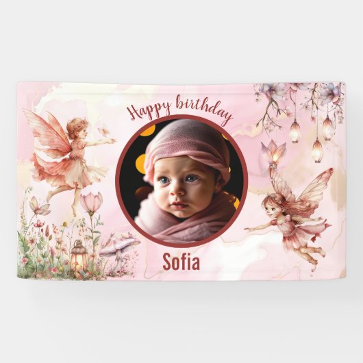 Whimsical Fairy Spandoek (Horizontaal)