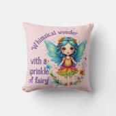Whimsical Fairy Sparkle Kussen (Voorkant)