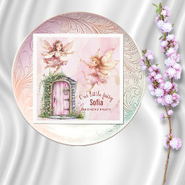 Whimsical Fairy-thema verjaardagsfeestje Servet