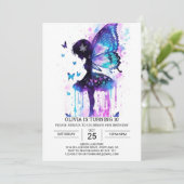 Whimsical Fairy Verjaardag Wonderland Kaart (Staand voorkant)