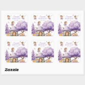 Whimsical Fairy verjaardagsfeestje Sticker betover (Vel)