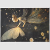 Whimsical Fairy & Vlinder Magische Decoupage Art Tissuepapier (Voorkant)