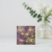 Whimsical Fairyland achtergrond Vierkante Visitekaartje (Staand voorkant)