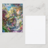 Whimsical Fairyland achtergrond Visitekaartje (Voorkant / Achterkant)