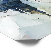 Whimsical Fairytale Castle on Sky Cliff Poster (Hoek)