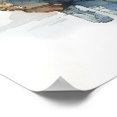 Whimsical Fairytale Castle on Sky Cliff Poster (Hoek)