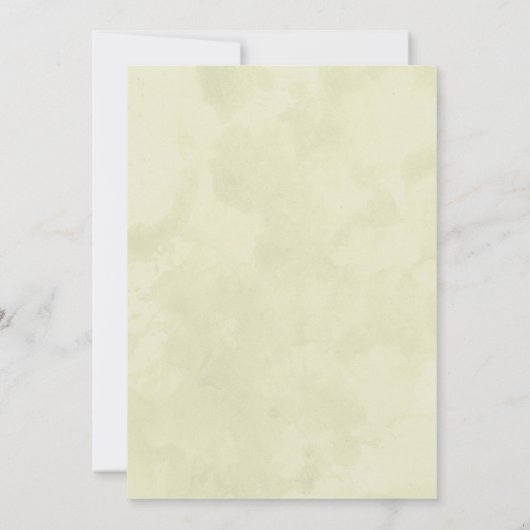 Whimsical Fairytale Castle Wedding Invitations Kaart (Achterkant)