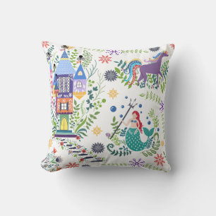 Whimsical Fairytale Folk Art Sierkussen
