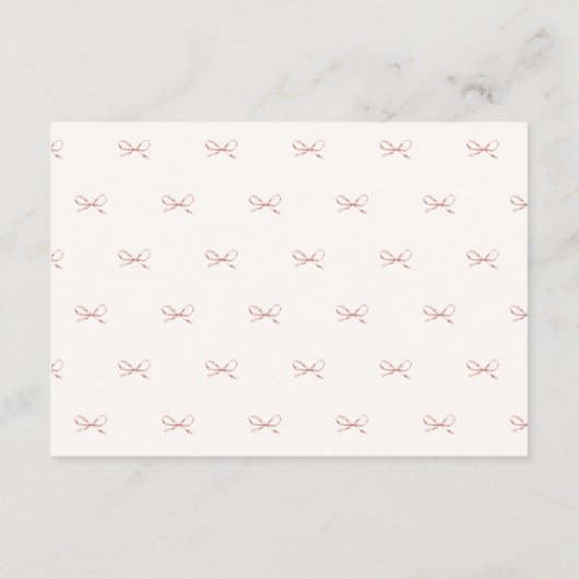 Whimsical Fairytale Garden & Bows advies Informatiekaartje (Achterkant)