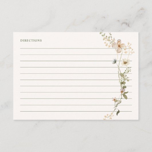 Whimsical Fairytale Garden & Bows Recept Informatiekaartje (Achterkant)