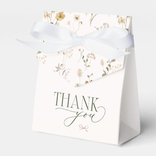 Whimsical Fairytale Garden & Bows Vrijgezellenfees Bedankdoosjes (Voorkant Zijde)