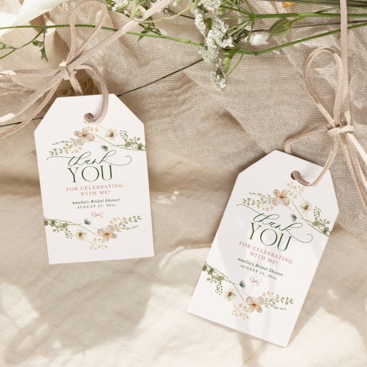 Whimsical Fairytale Garden & Bows Vrijgezellenfees Cadeaulabel