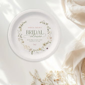 Whimsical Fairytale Garden & Bows Vrijgezellenfees Papieren Bordje