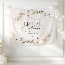 Whimsical Fairytale Garden & Bows Vrijgezellenfees Wandkleed