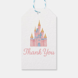 Whimsical Fairytale Princess Castle Gift Label Cadeaulabel