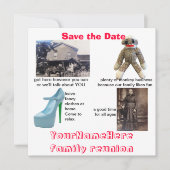 Whimsical Family Reunion Save The Date (Voorkant)