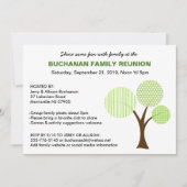Whimsical Family Tree Family Reunion Uitnodiging (Voorkant)