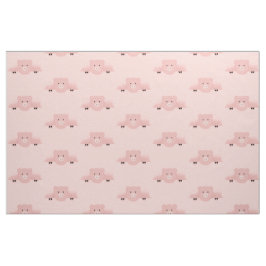 Whimsical & Fancy Pink Cute Boerderij Animal Stof