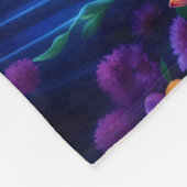Whimsical Fantasy bug neon droomachtige natuur Fleece Deken (Hoek)