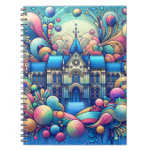 Whimsical Fantasy Building Art Notitieboek (Voorkant)