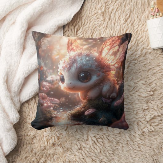 Whimsical Fantasy Creature Pillow Kussen (Deken)