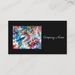 Whimsical Fantasy Eenhoorn Visitekaartje