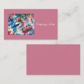 Whimsical Fantasy Eenhoorn Visitekaartje (Voorkant / Achterkant)