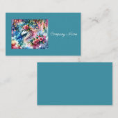 Whimsical Fantasy Eenhoorn Visitekaartje (Voorkant / Achterkant)