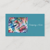 Whimsical Fantasy Eenhoorn Visitekaartje (Voorkant)