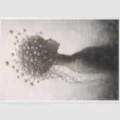 Whimsical Fantasy Floral Girl V3 Decoupage Tissuepapier (Voorkant)