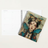 Whimsical Fantasy Portret Dame met Vlinders Planner (Display)