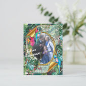 Whimsical Fantasy World met een tropische smaak Aankondigingskaart (Staand voorkant)