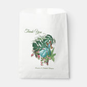 Whimsical Fantasy World met een tropische smaak Bedankzakje (Voorkant)