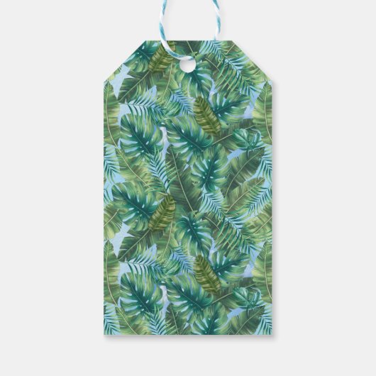 Whimsical Fantasy World met een tropische smaak Cadeaulabel (Achterkant)