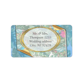 Whimsical Fantasy World met een tropische smaak Etiket